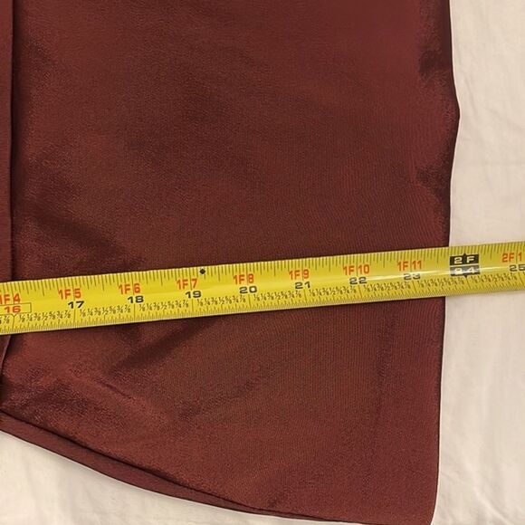 R&M Richards Maroon Red Cocktail Jacket Top Womens Size 12 Rhinestones NEW - Picture 7 of 12